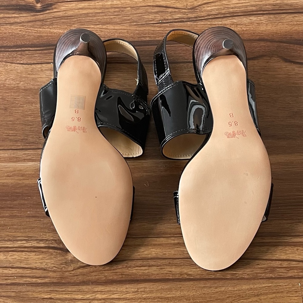 New Authentic Coach Black Heel Sandals – 8.5 US - Picture 4 of 4